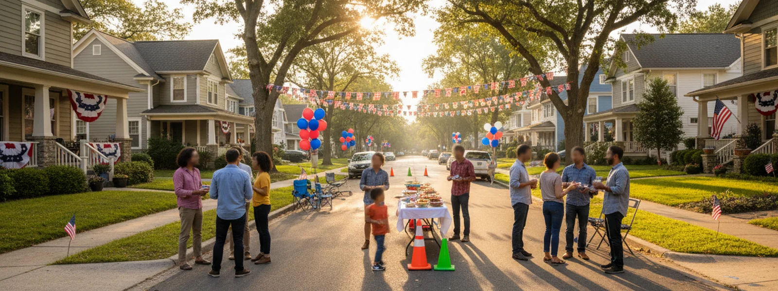How to Plan a 250th Anniversary Block Party Your Whole Neighborhood Will Love - America 250 Shirt Co