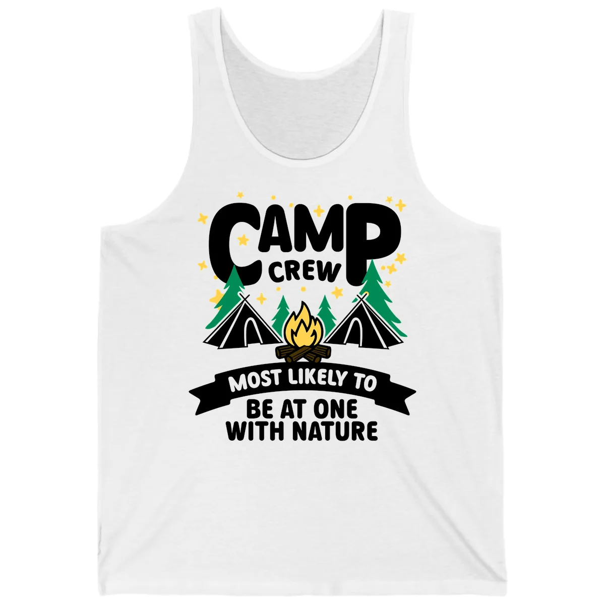 Camp Crew Most Likely To Be At One With Nature Tank in White