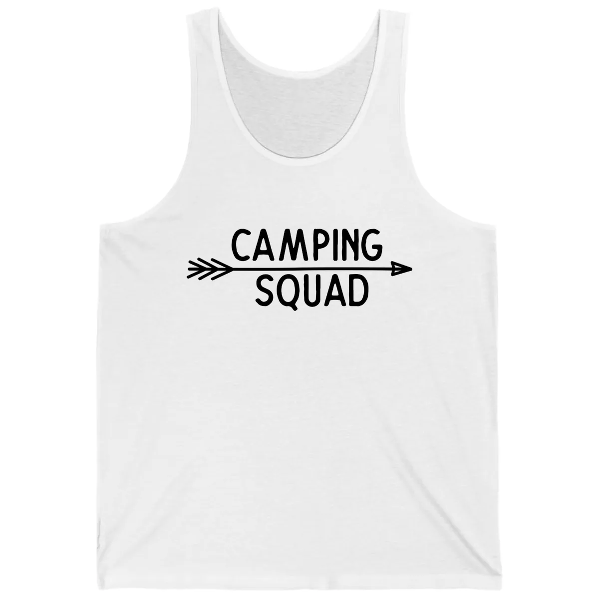 Camping Squad Arrow Tank in White