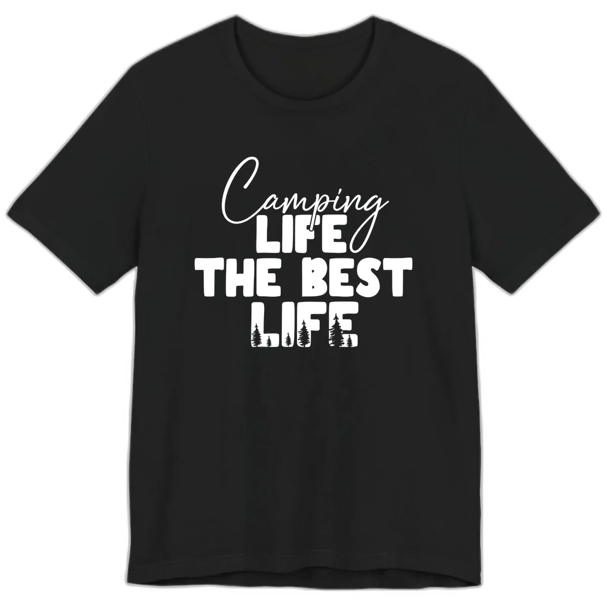 Camping Life The Best Life Premium T-Shirt in Black