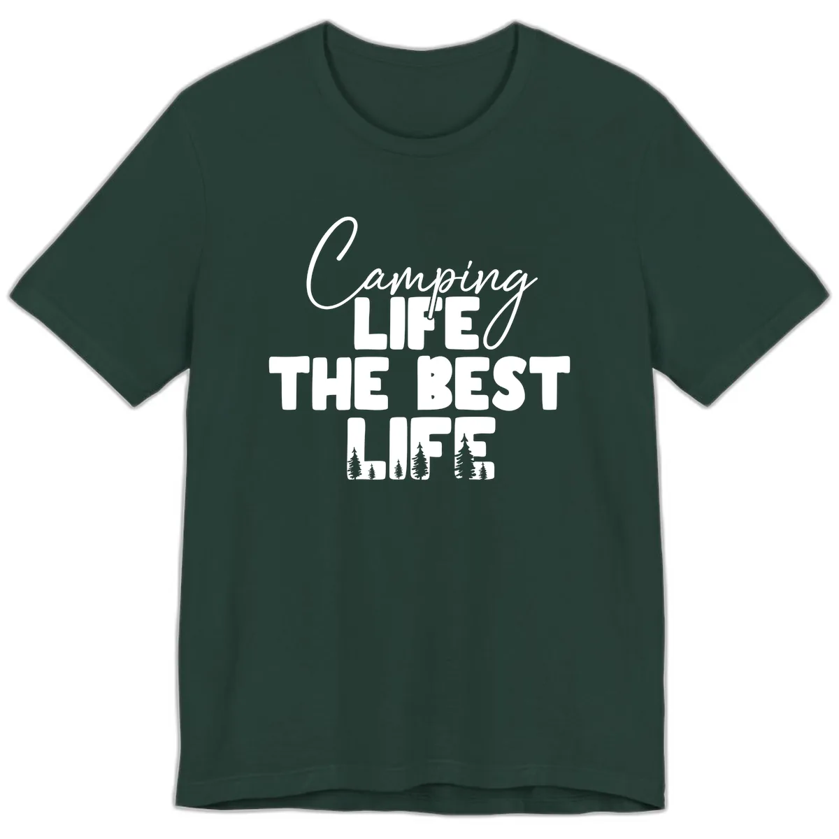 Camping Life The Best Life Premium T-Shirt in Forest