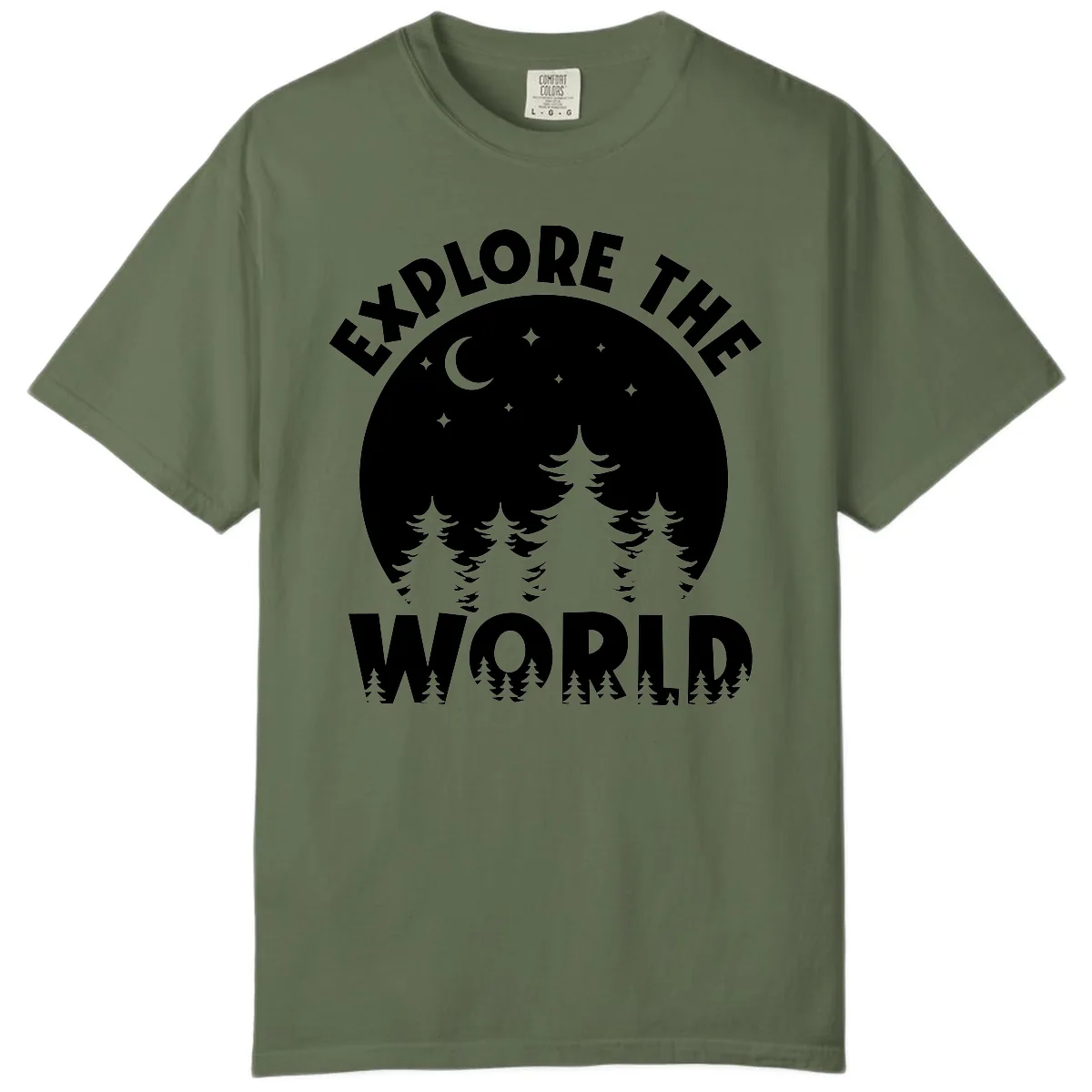 Explore The World Forest Night Comfort Color in Sage