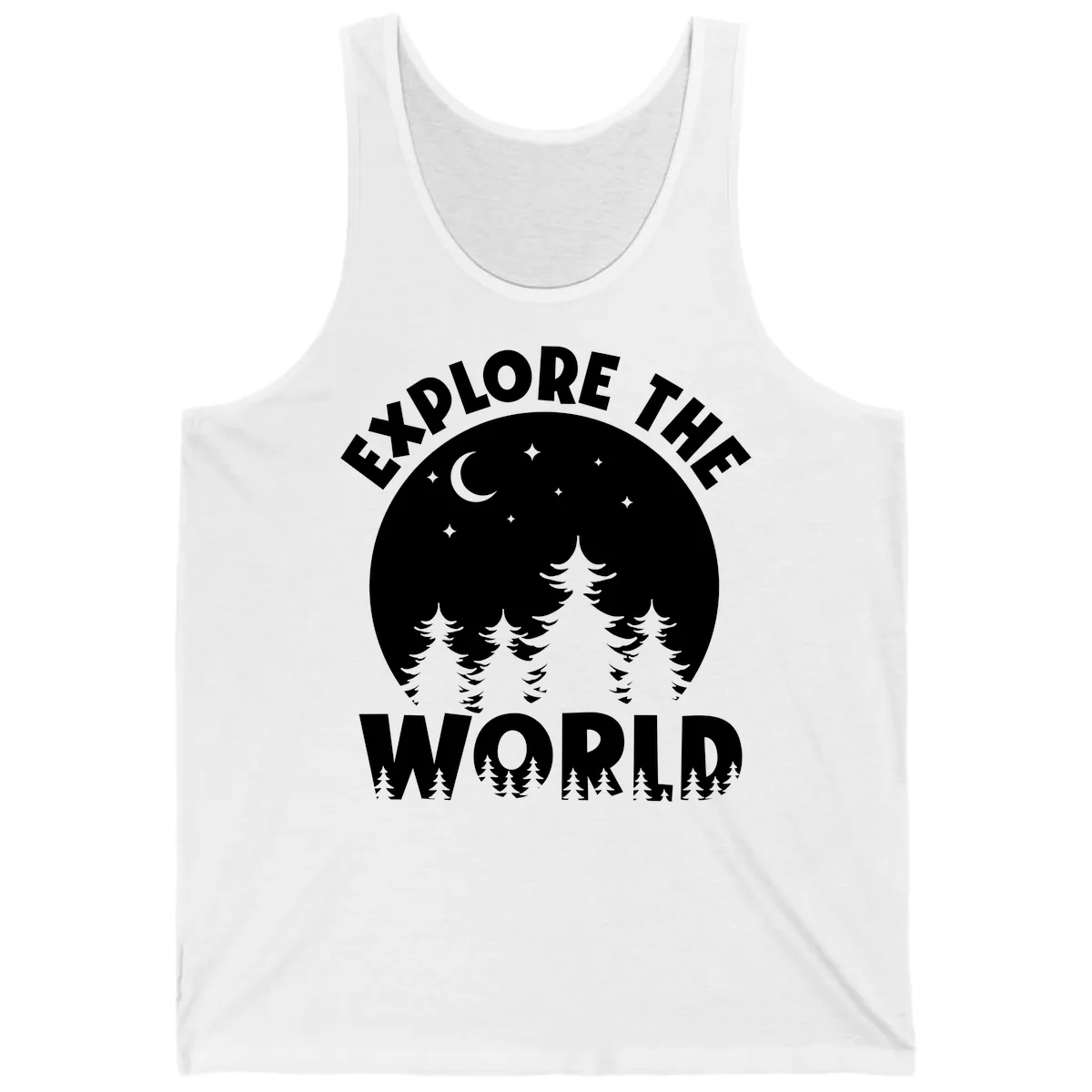Explore The World Forest Night Tank in White