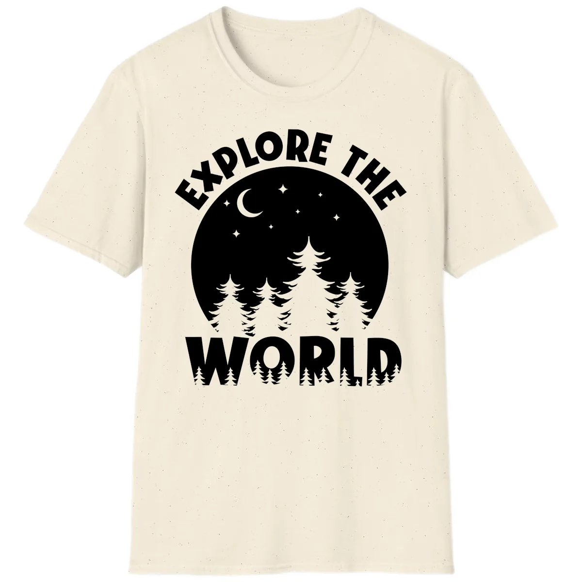 Explore The World Forest Night T-Shirt in Natural