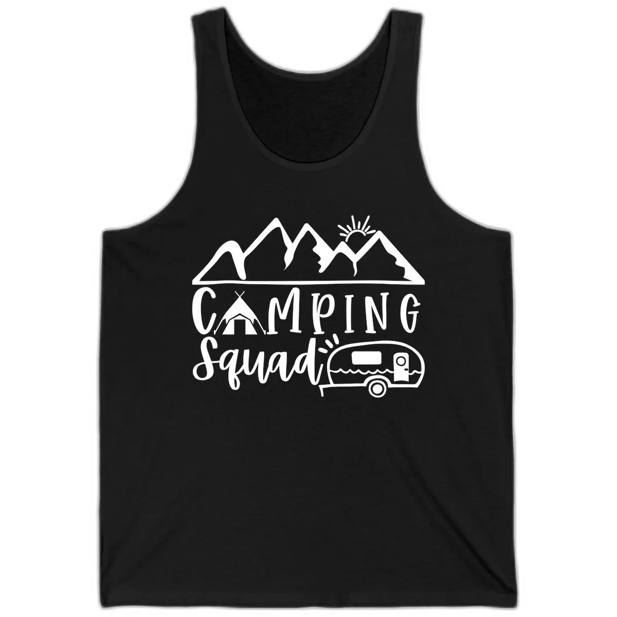 Camping Squad Adventure Tank in Black