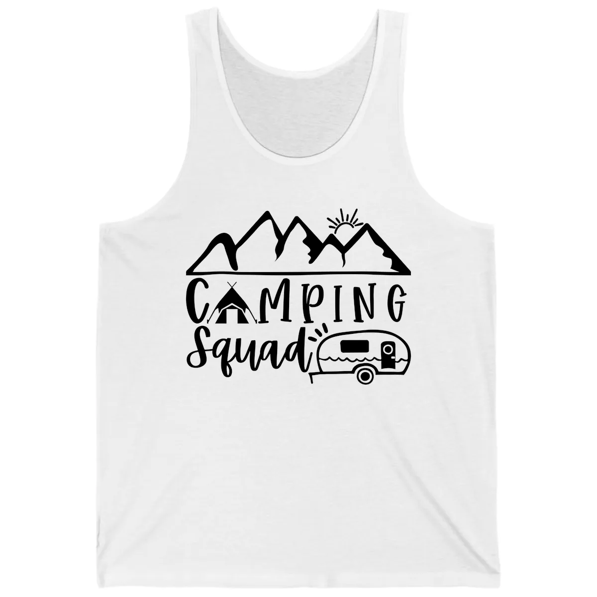 Camping Squad Adventure Tank in White