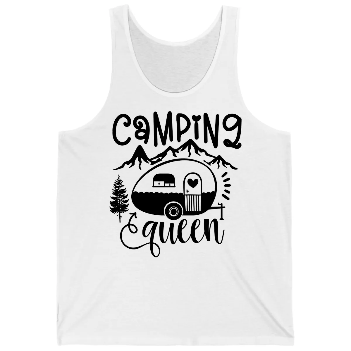 Camping Queen Retro Airstream Tank in White