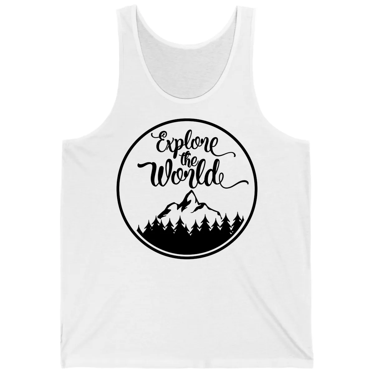 Explore The World Mountain Forest Tank in White