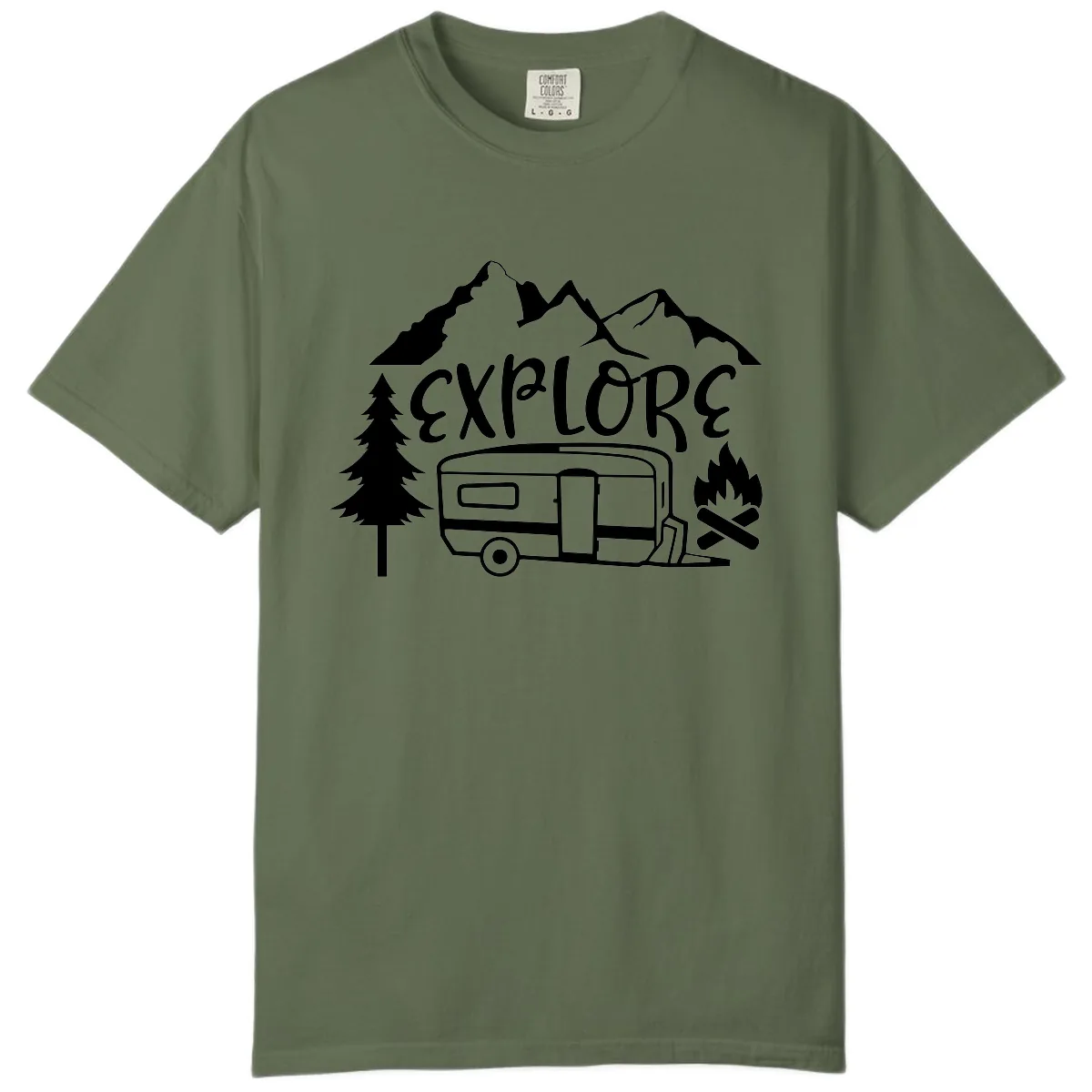 Explore The Campfire Adventure Comfort Color in Sage