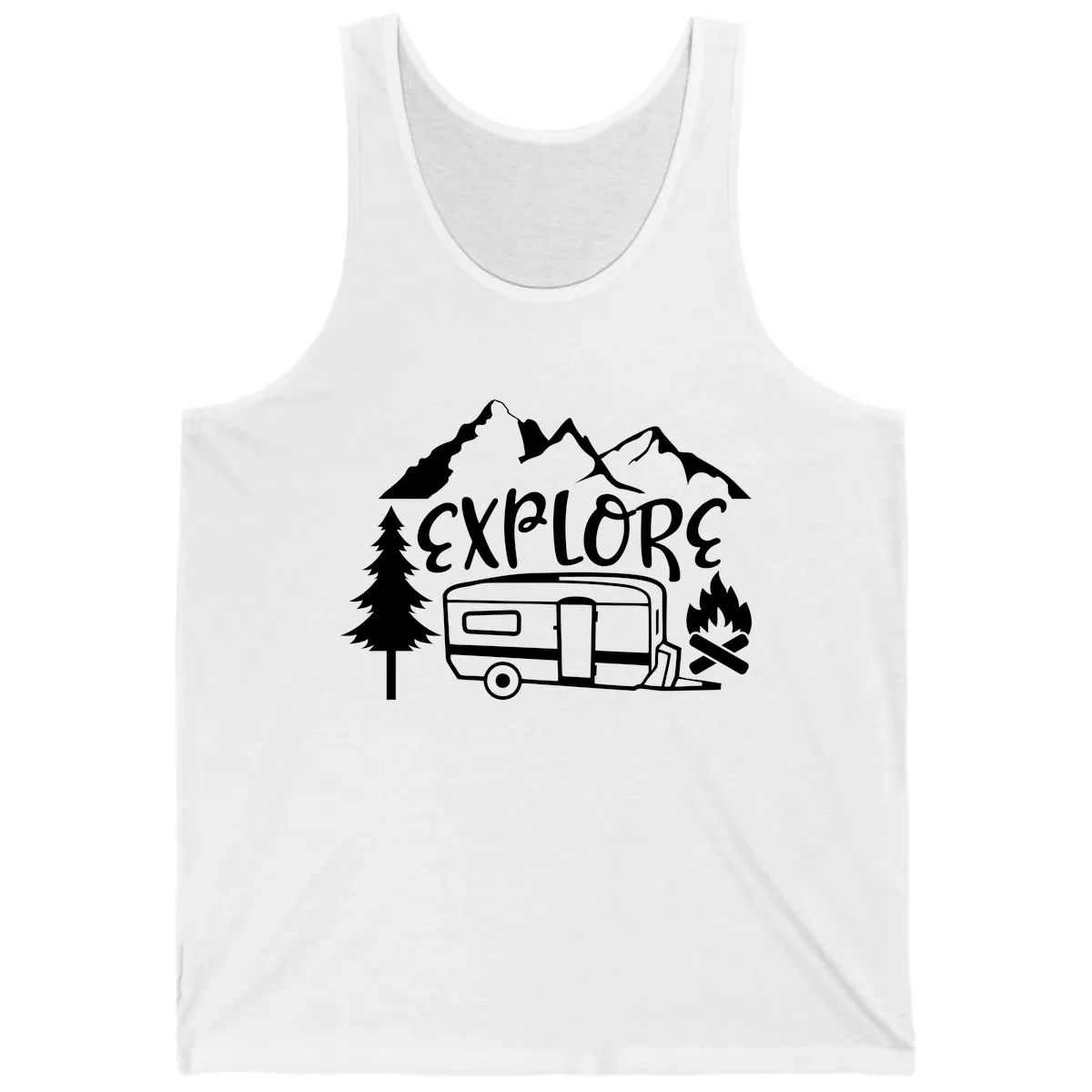 Explore The Campfire Adventure Tank in White