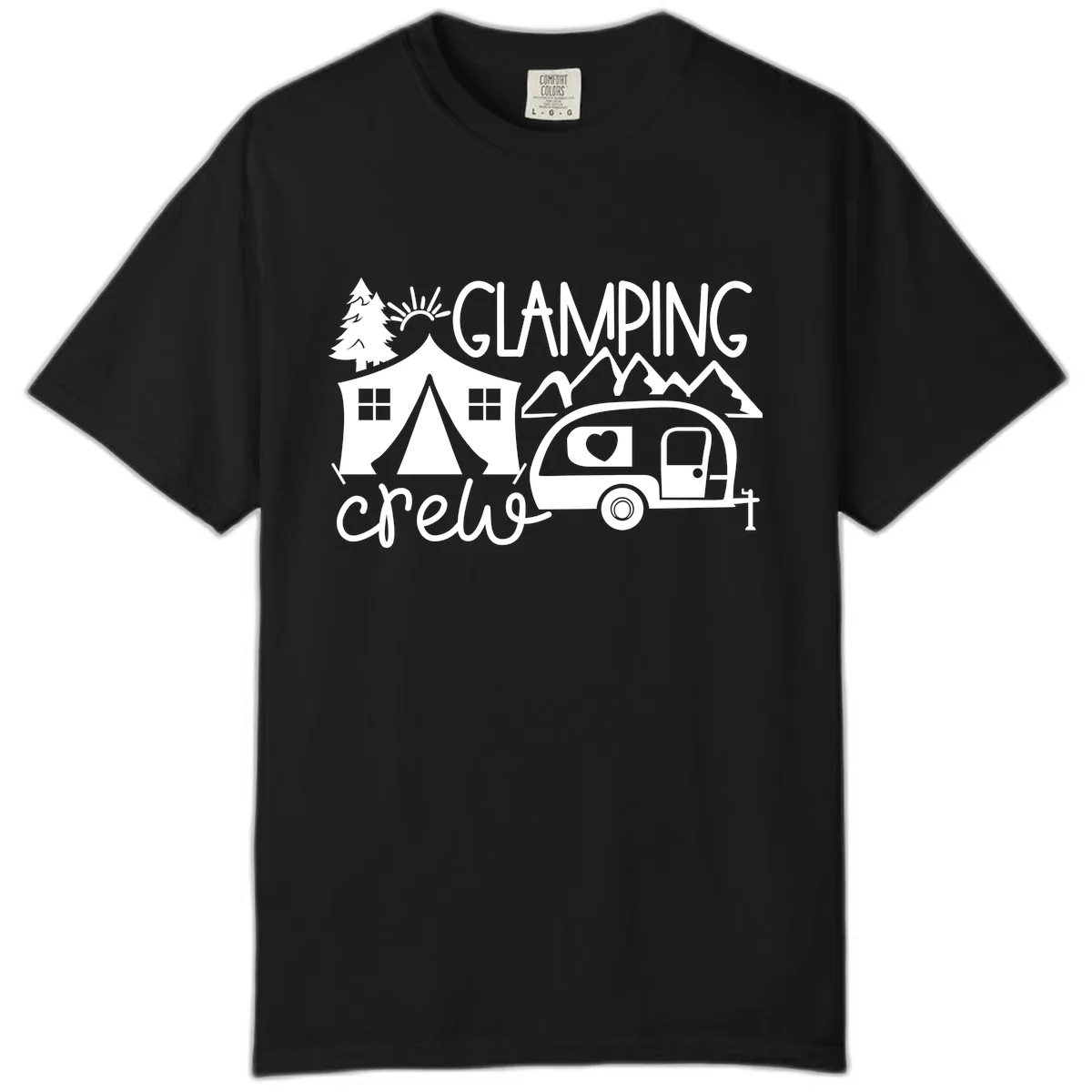 Glamping Crew Adventure Comfort Color in Black