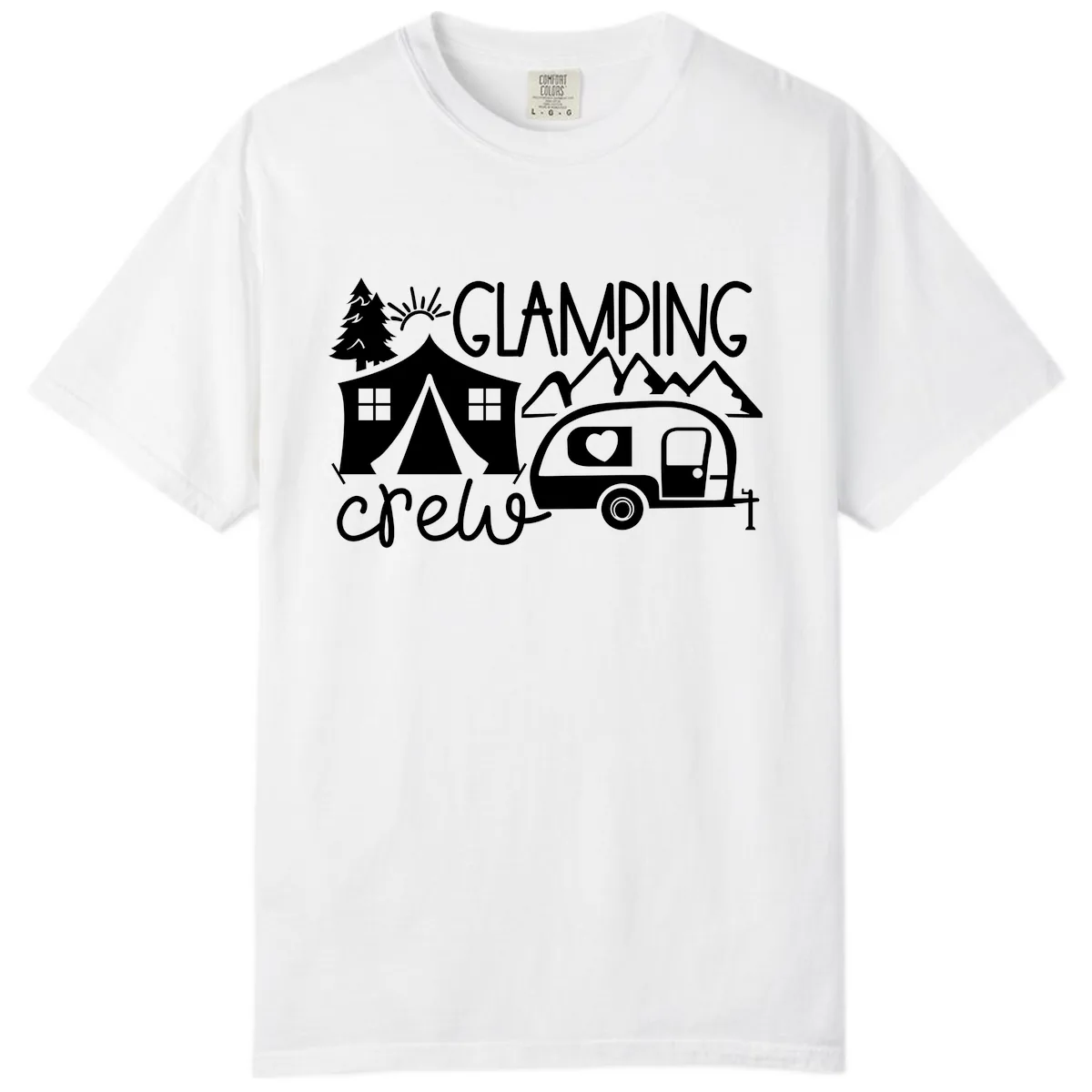 Glamping Crew Adventure Comfort Color in White