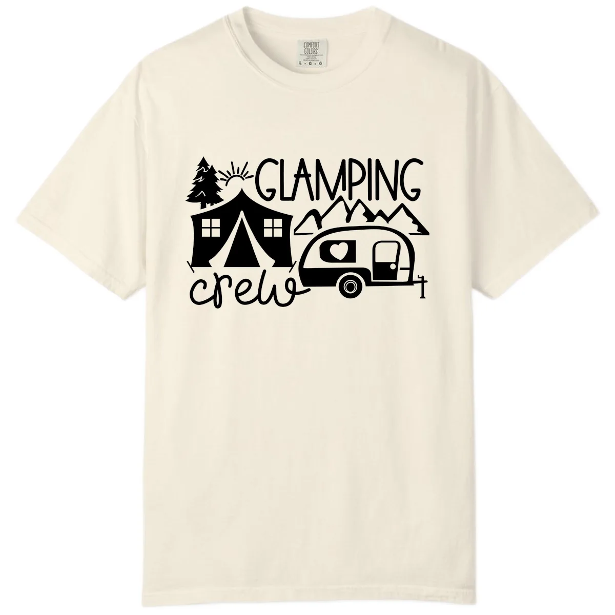 Glamping Crew Adventure Comfort Color in Ivory