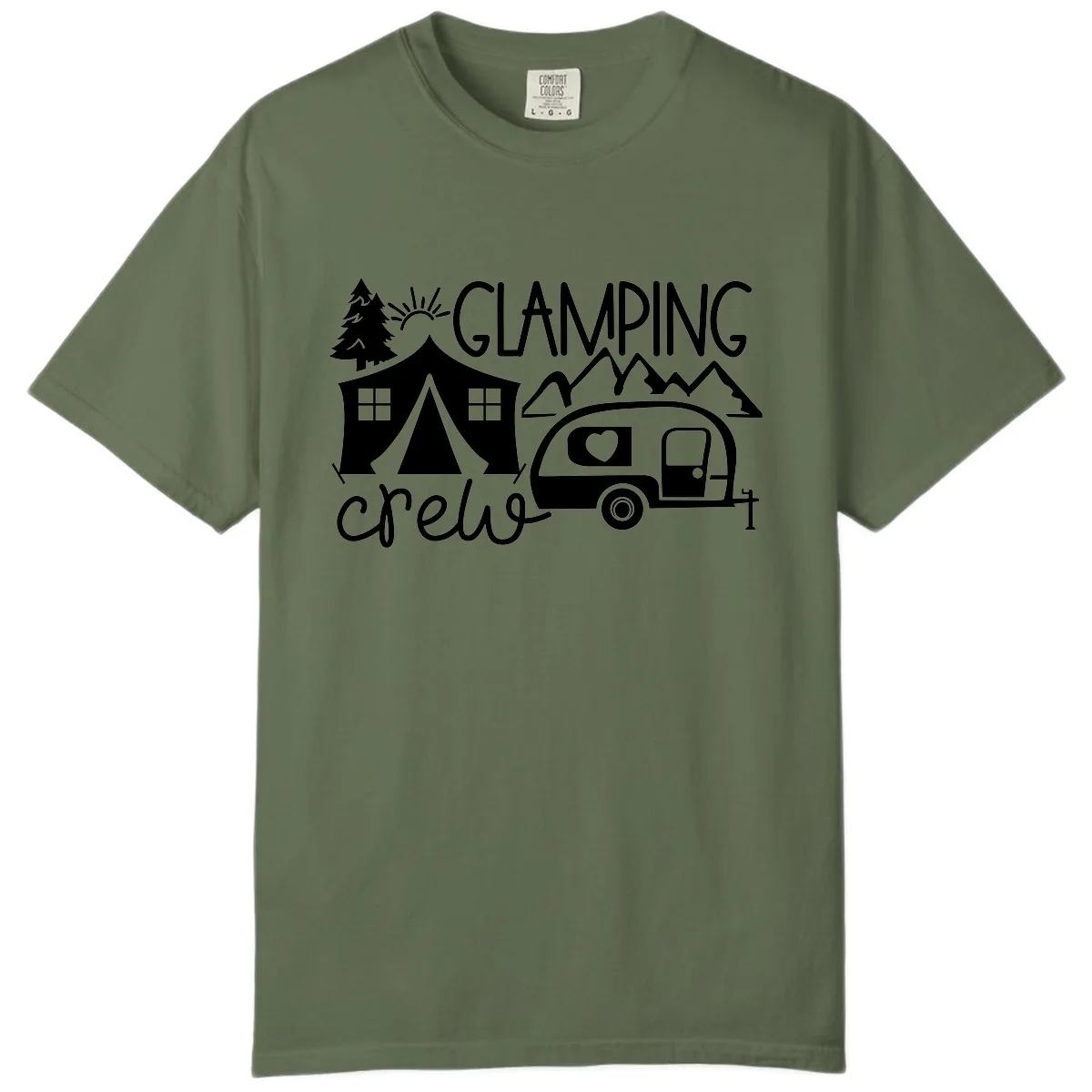 Glamping Crew Adventure Comfort Color in Sage