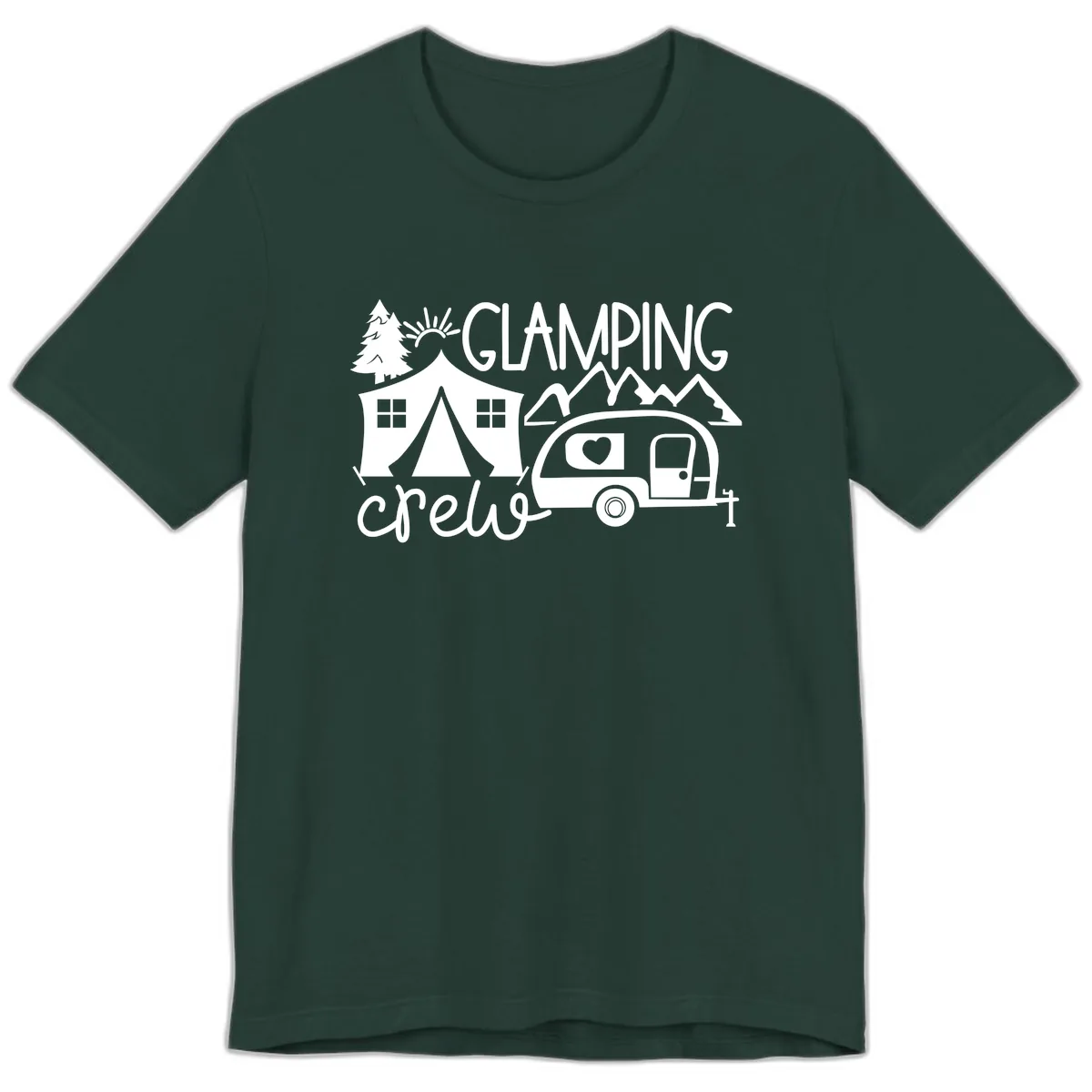 Glamping Crew Adventure Premium T-Shirt in Forest