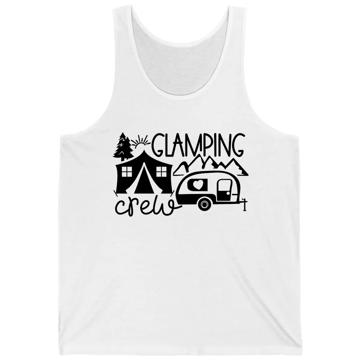 Glamping Crew Adventure Tank in White
