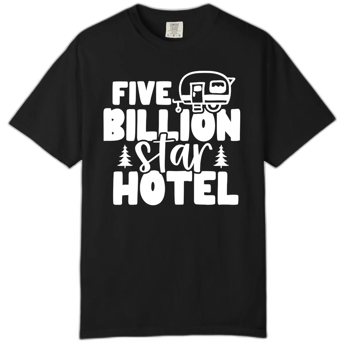 Five Billion Star Hotel Comfort Color in Black