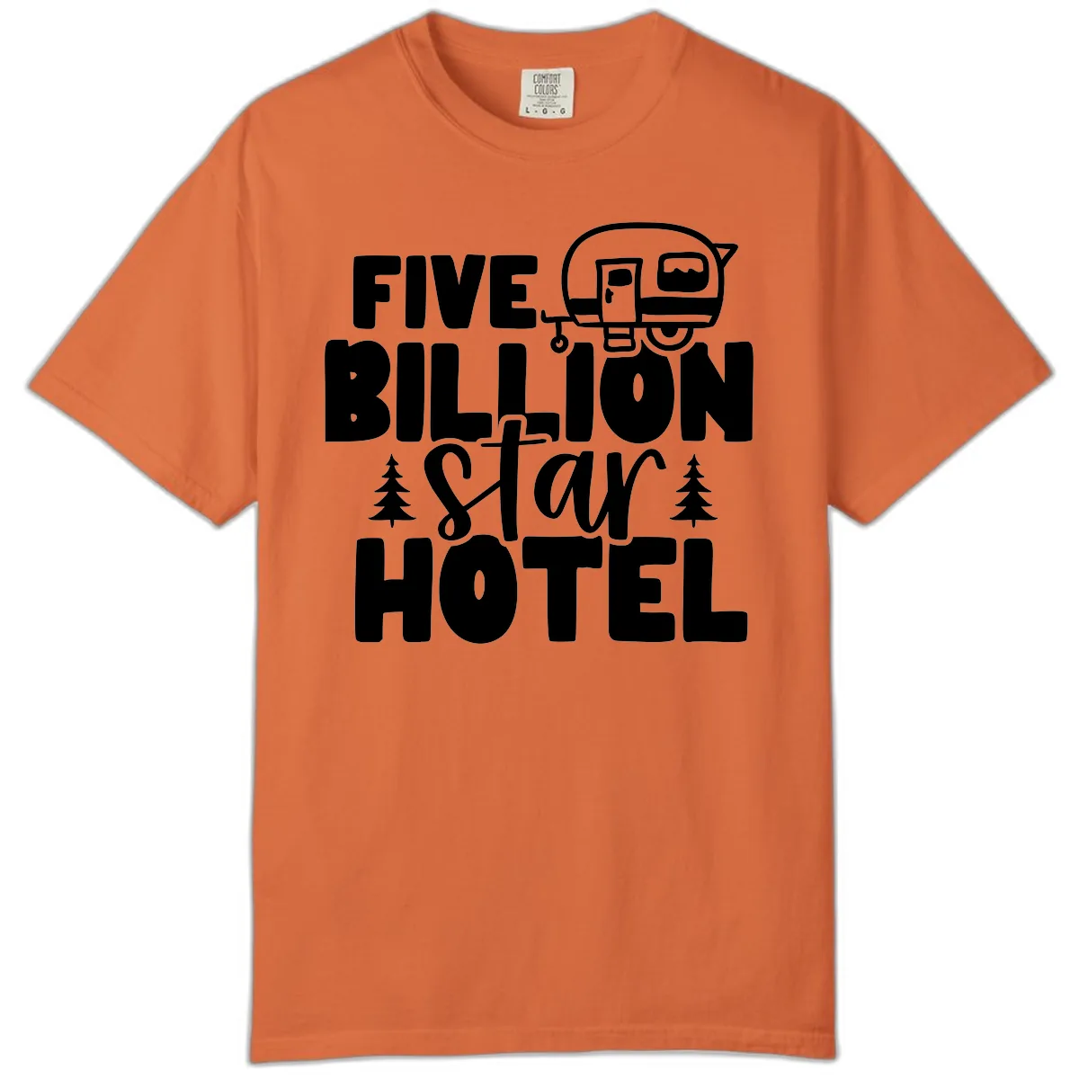 Five Billion Star Hotel Comfort Color in Burnt Orange