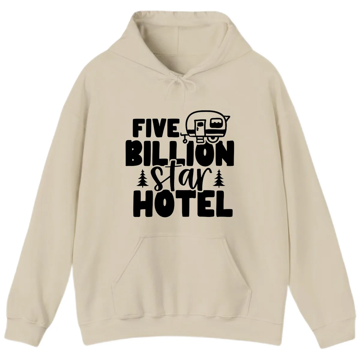 Five Billion Star Hotel Hoodie in Sand