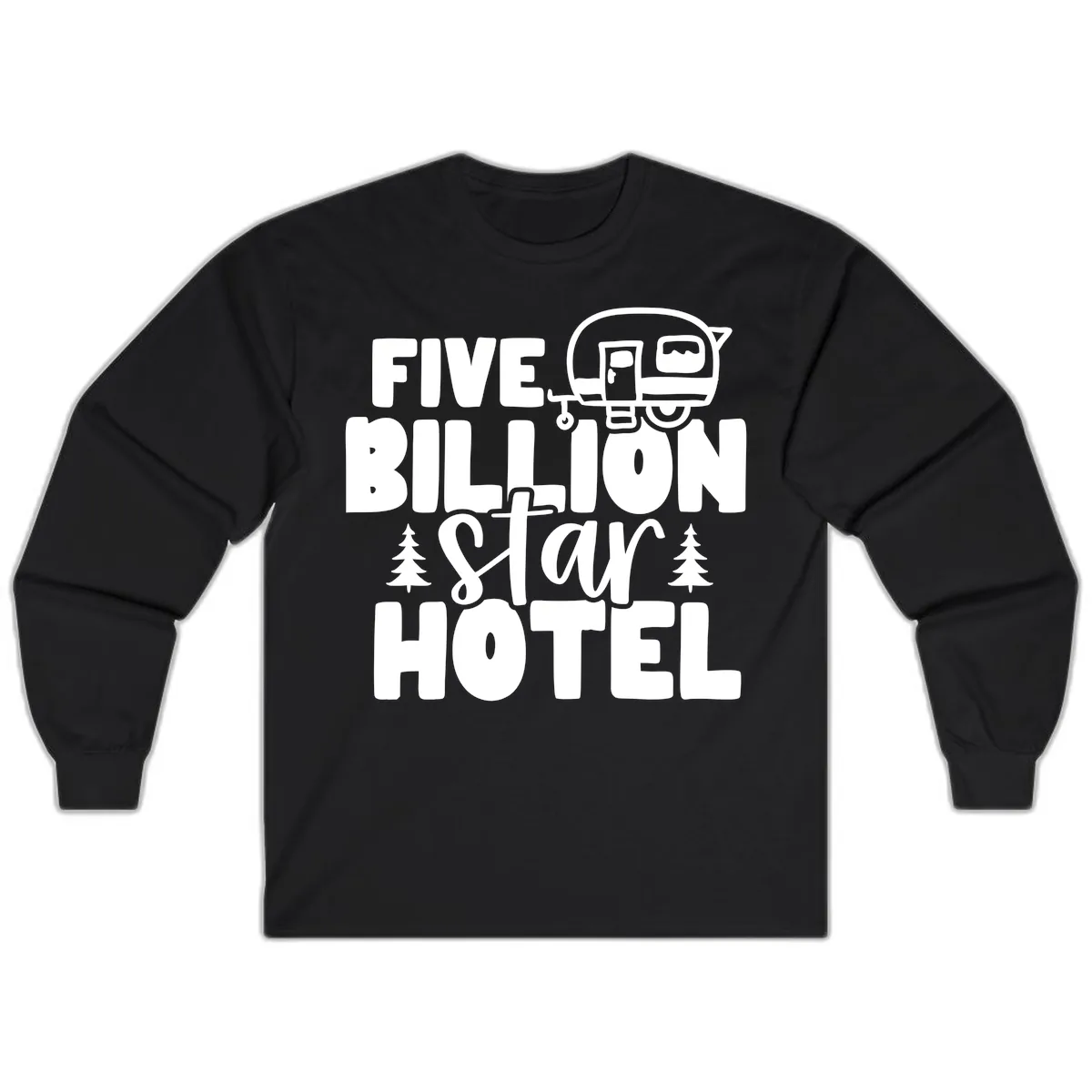 Five Billion Star Hotel Long Sleeve in Black