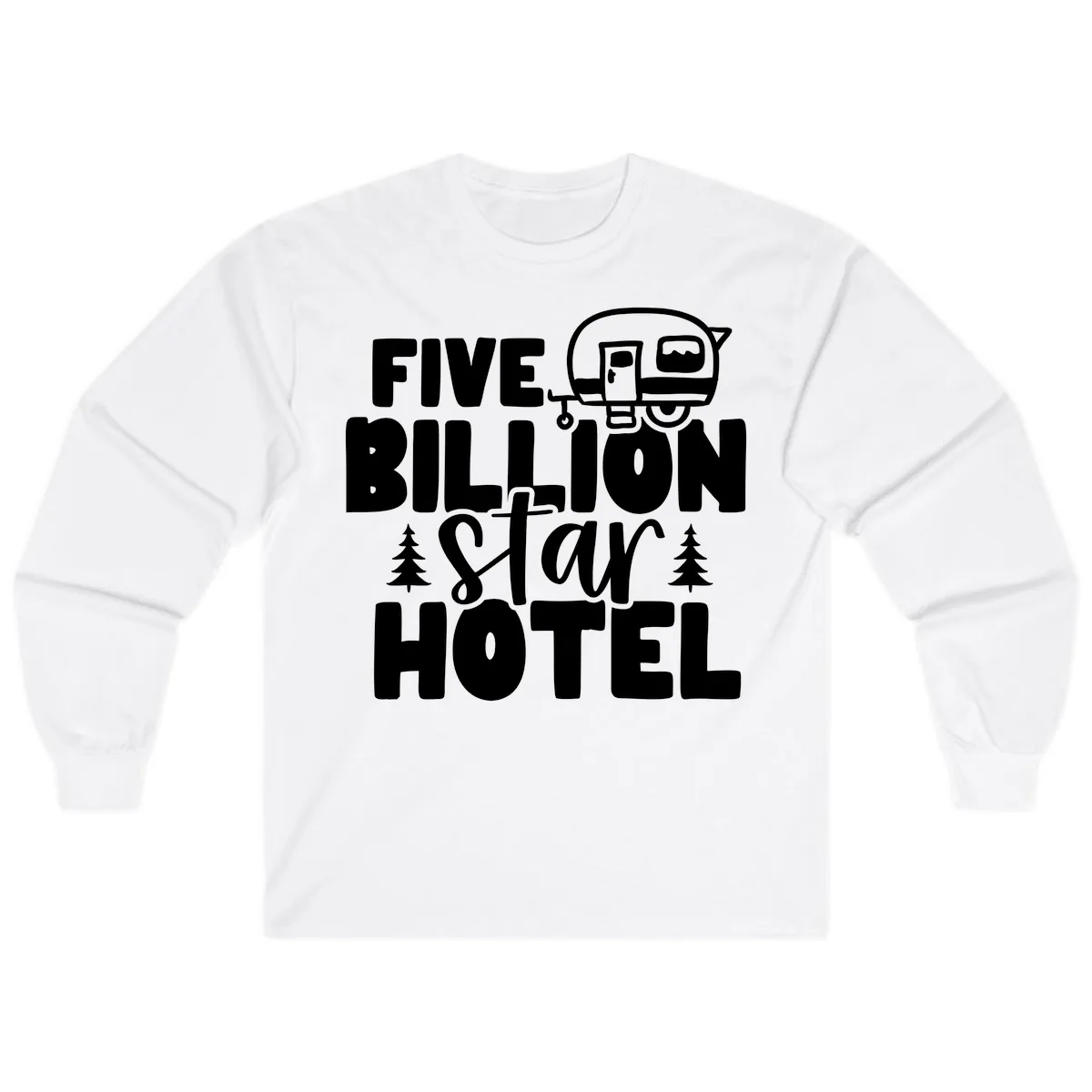 Five Billion Star Hotel Long Sleeve in White