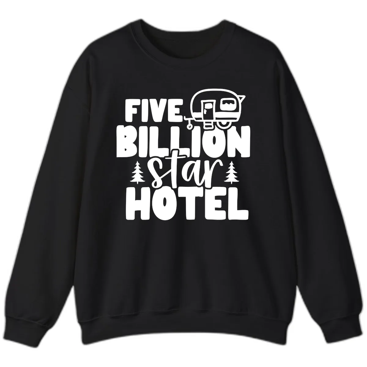 Five Billion Star Hotel Sweatshirt in Black