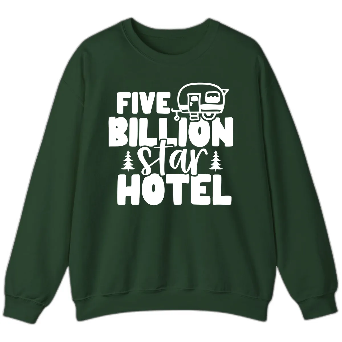 Five Billion Star Hotel Sweatshirt in Forest Green