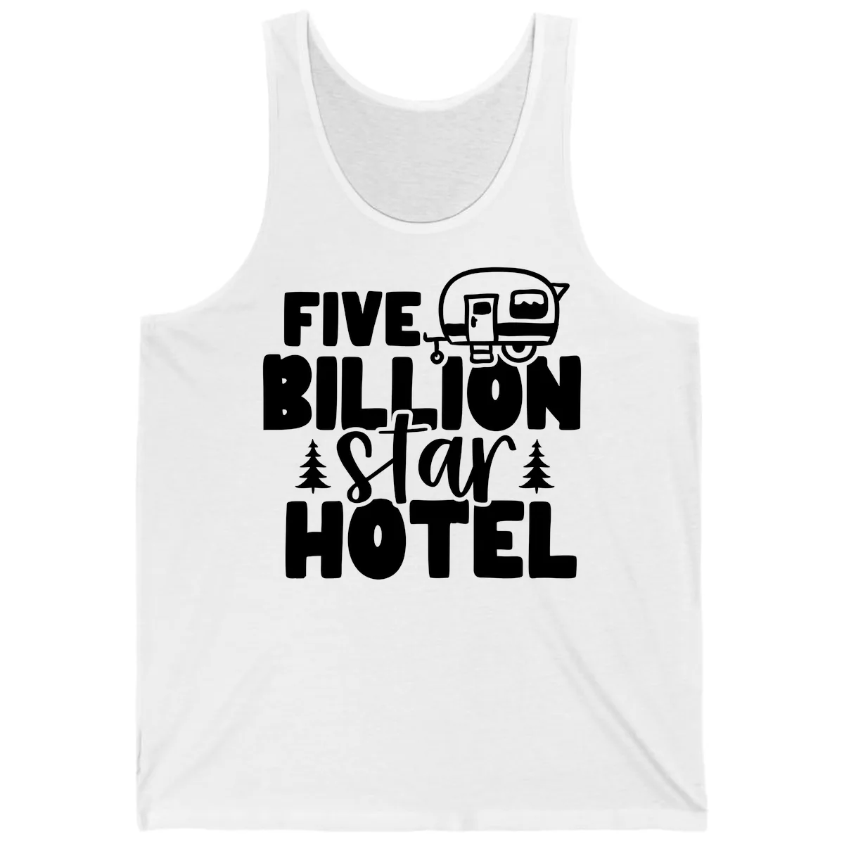 Five Billion Star Hotel Tank in White