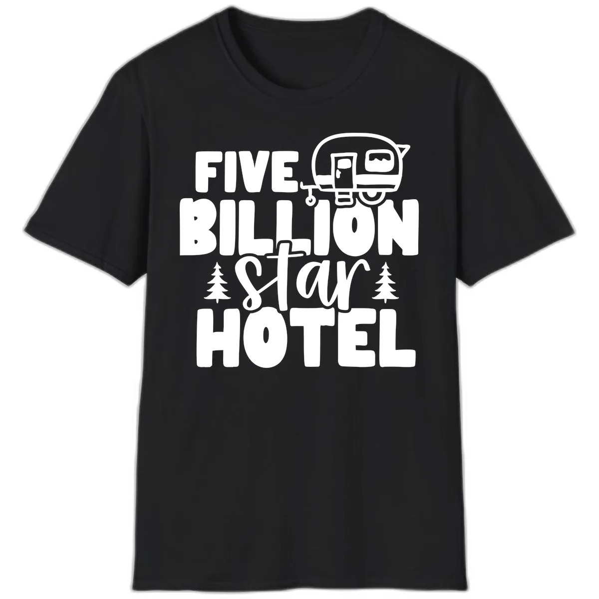Five Billion Star Hotel T-Shirt in Black