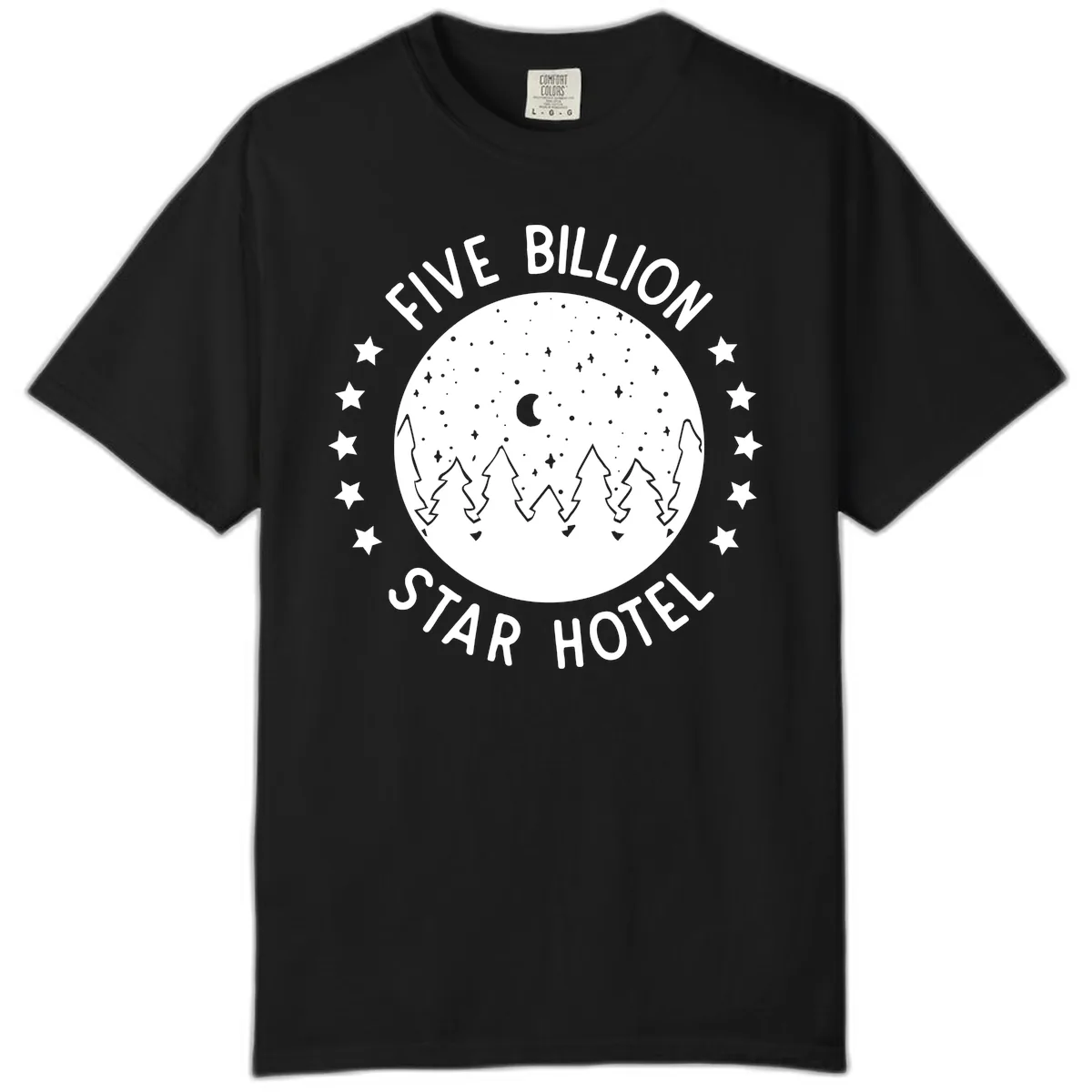 Five Billion Star Hotel Comfort Color in Black