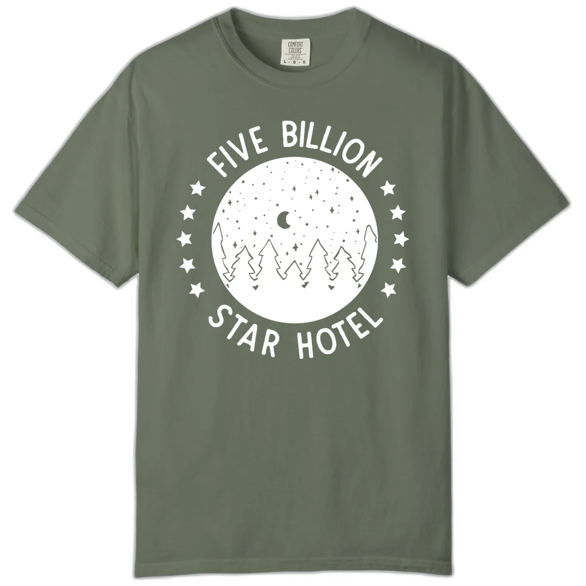 Five Billion Star Hotel Comfort Color in Moss