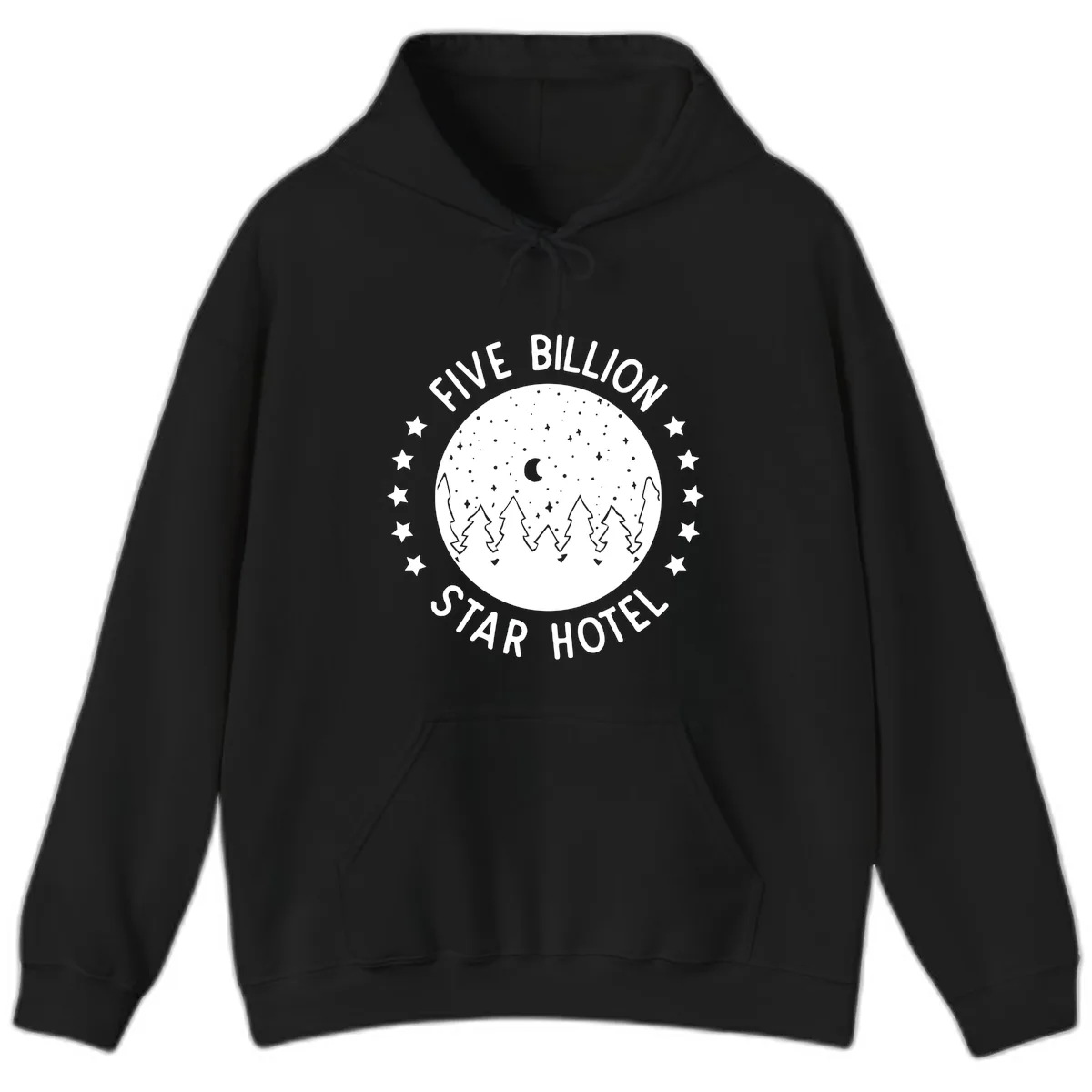 Five Billion Star Hotel Hoodie in Black