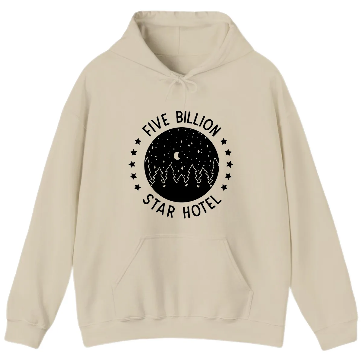 Five Billion Star Hotel Hoodie in Sand