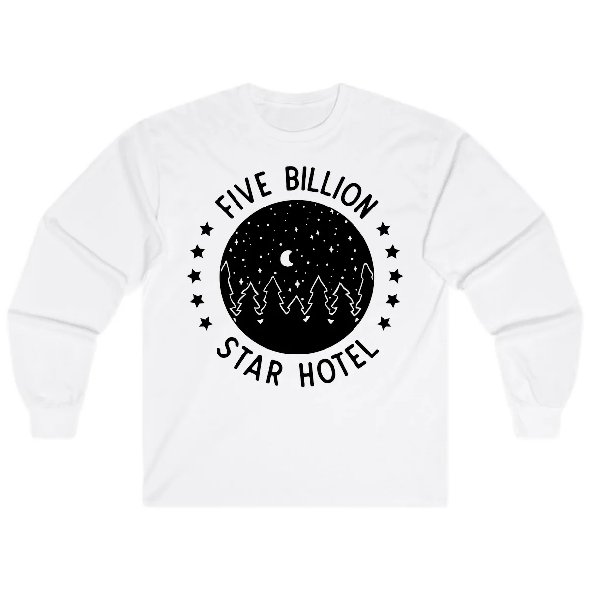 Five Billion Star Hotel Long Sleeve in White