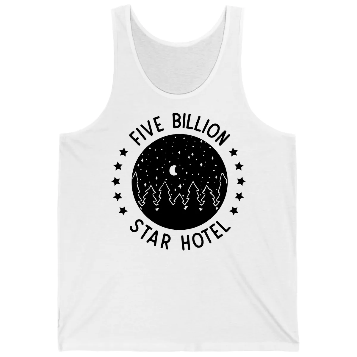 Five Billion Star Hotel Tank in White