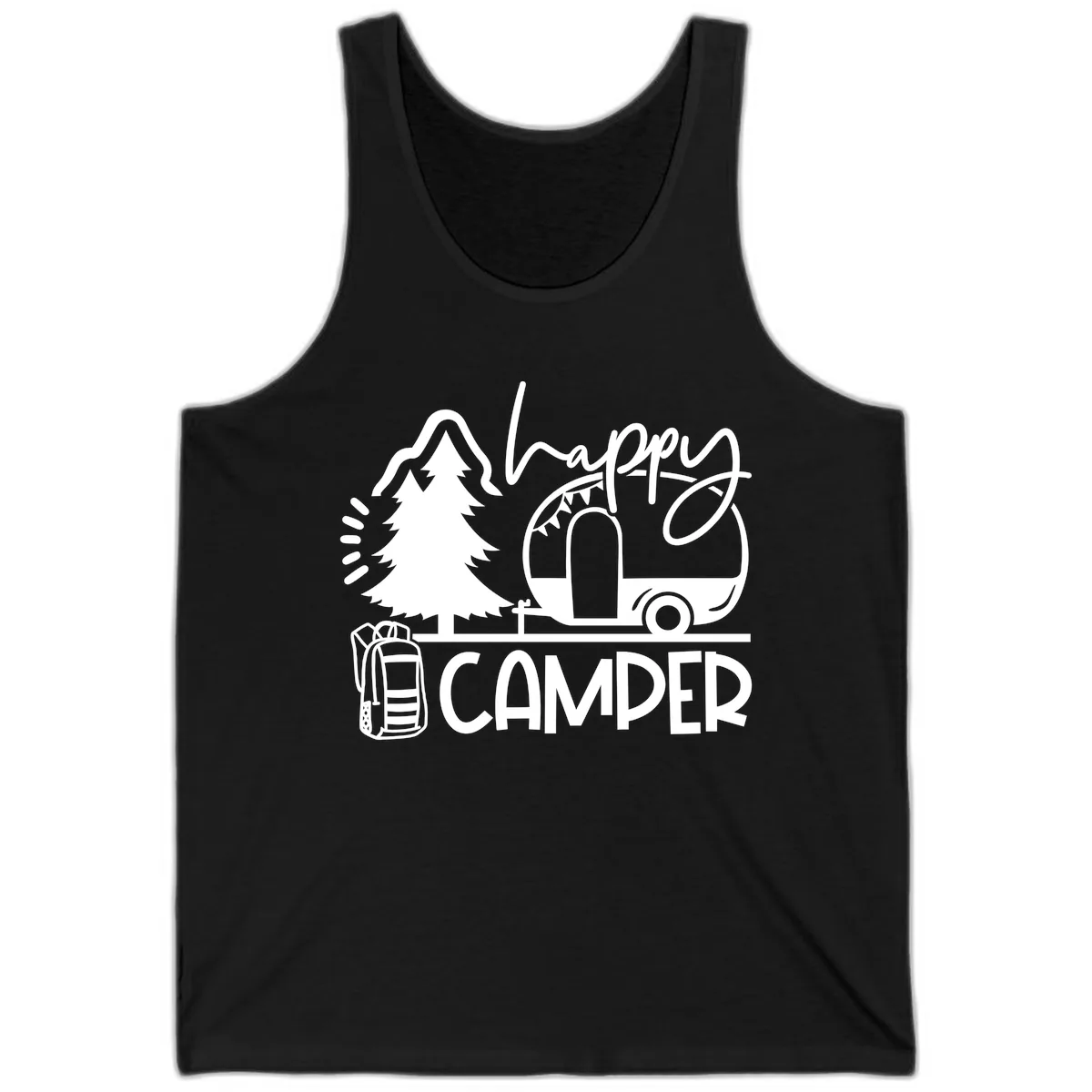 Happy Camper Adventure Tank in Black