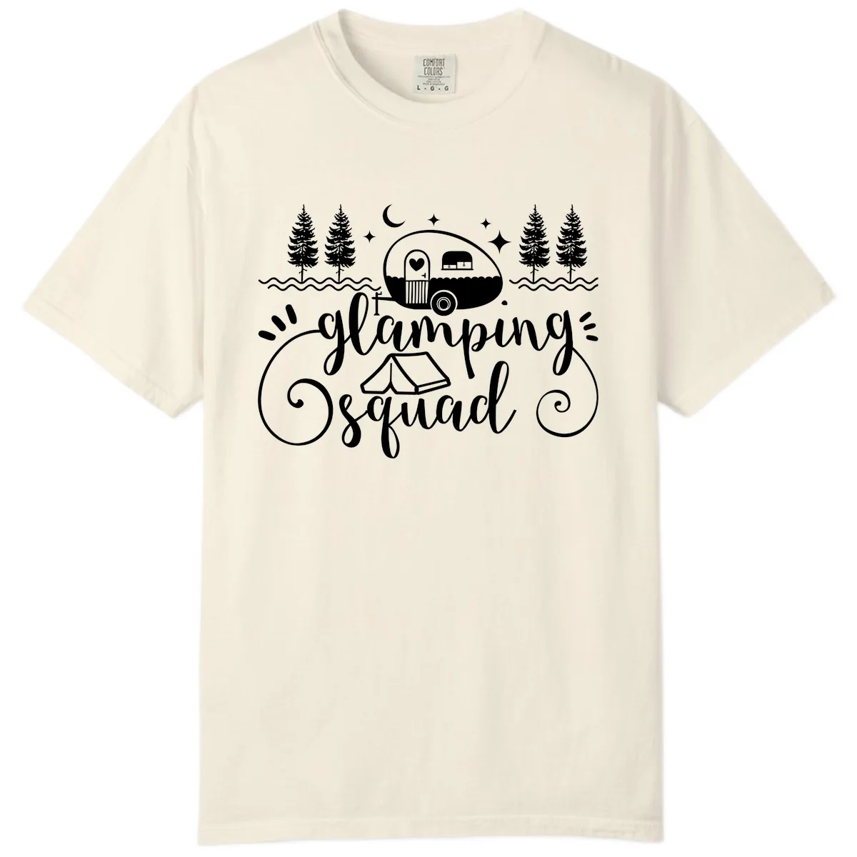Glamping Squad Goals Comfort Color in Ivory