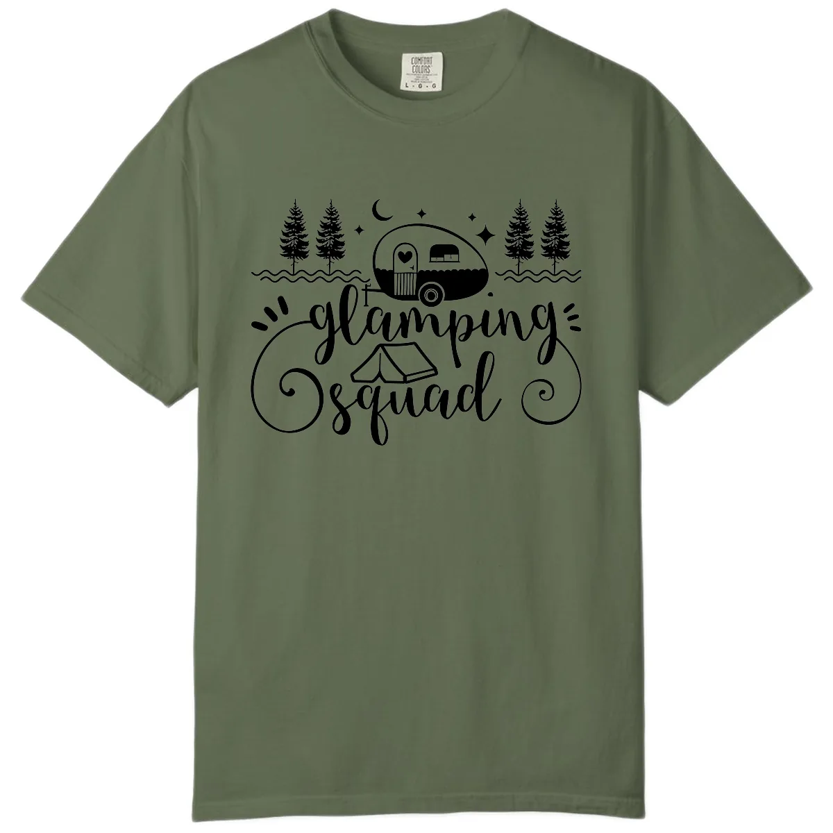 Glamping Squad Goals Comfort Color in Sage