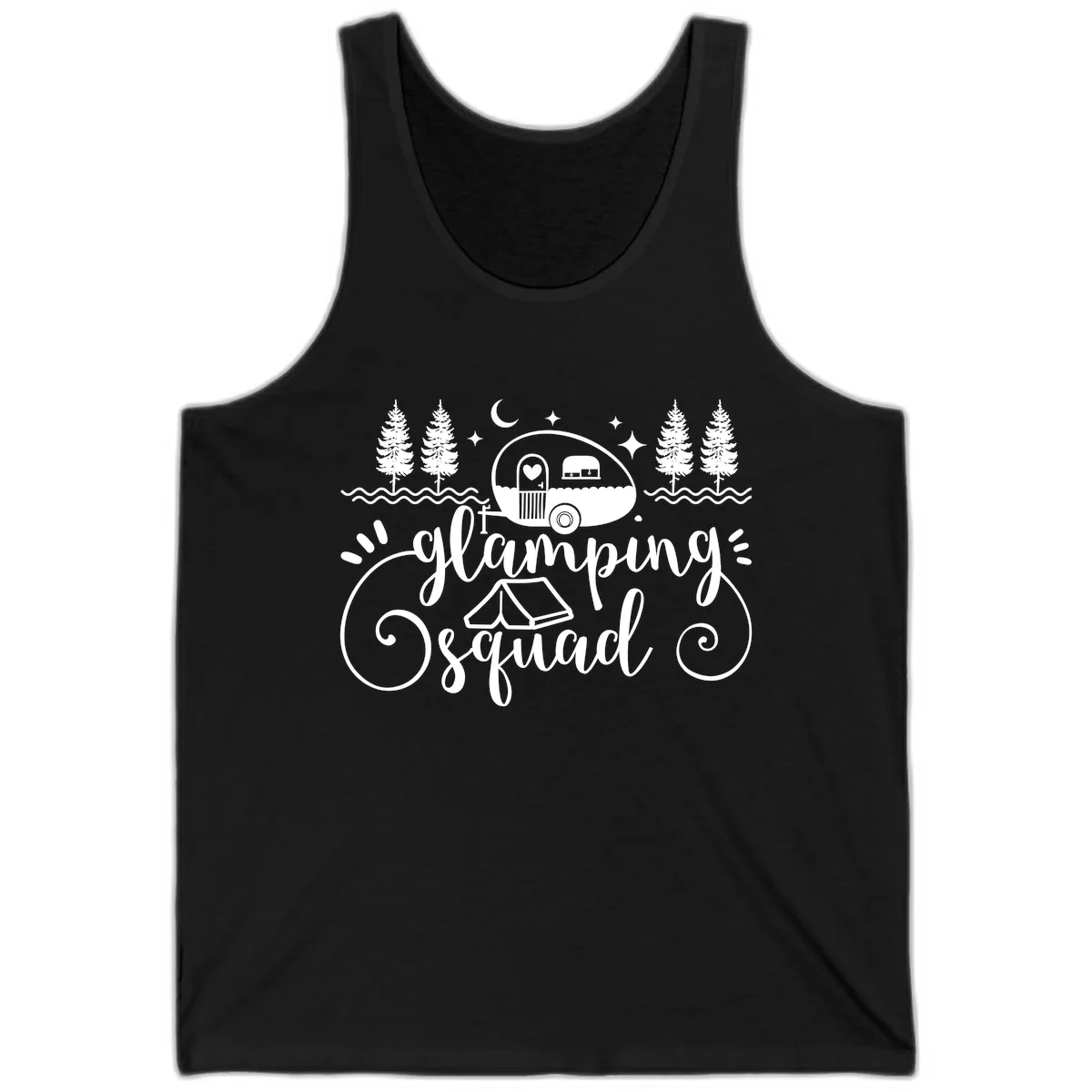 Glamping Squad Goals Tank in Black