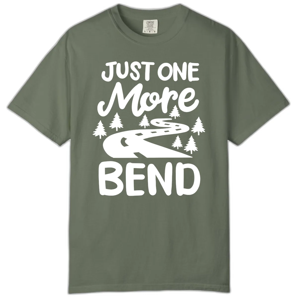 Just One More Bend Comfort Color in Moss