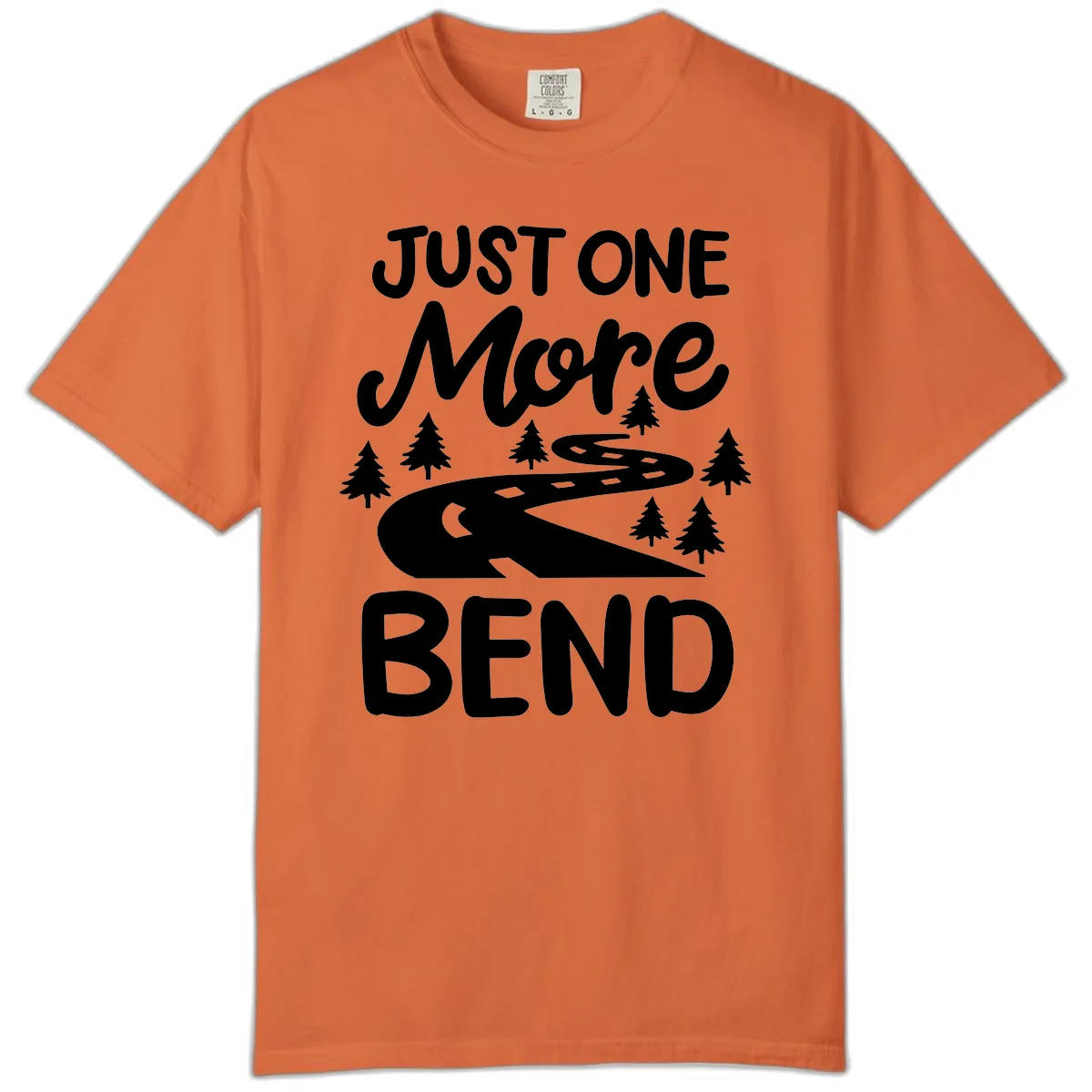 Just One More Bend Comfort Color in Burnt Orange