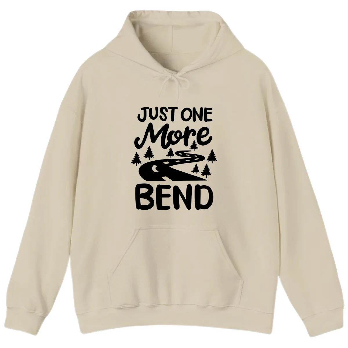 Just One More Bend Hoodie in Sand