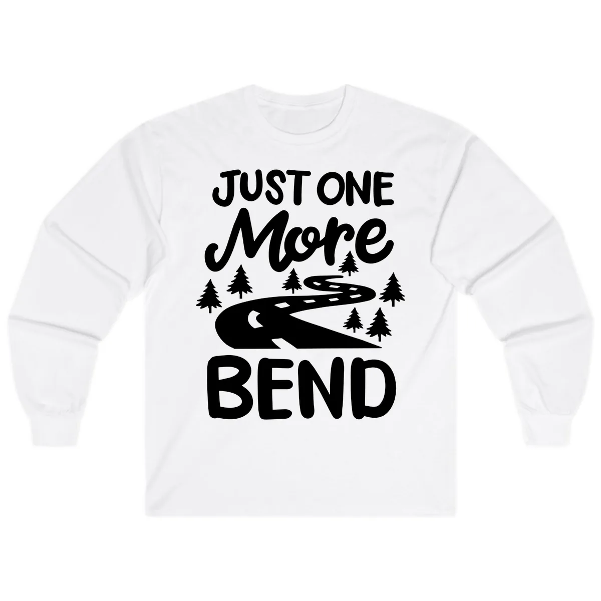 Just One More Bend Long Sleeve in White