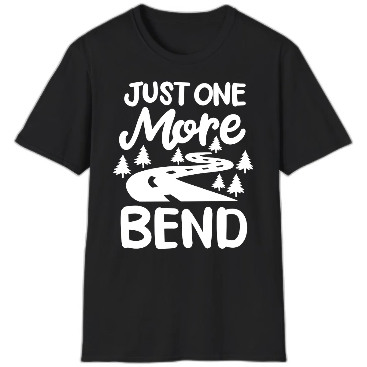 Just One More Bend T-Shirt in Black