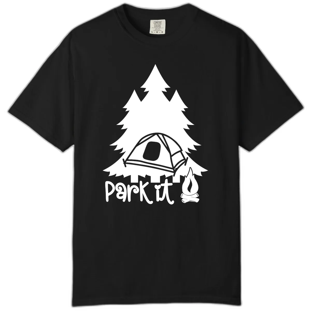 Park It Camping Adventure Comfort Color in Black