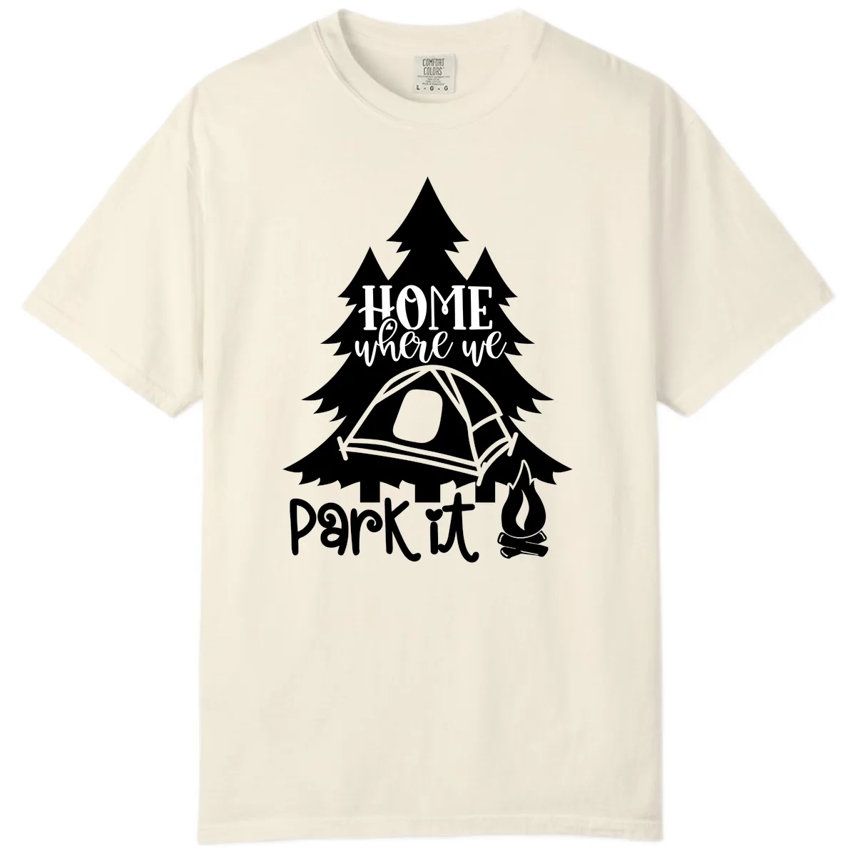 Park It Camping Adventure Comfort Color in Ivory