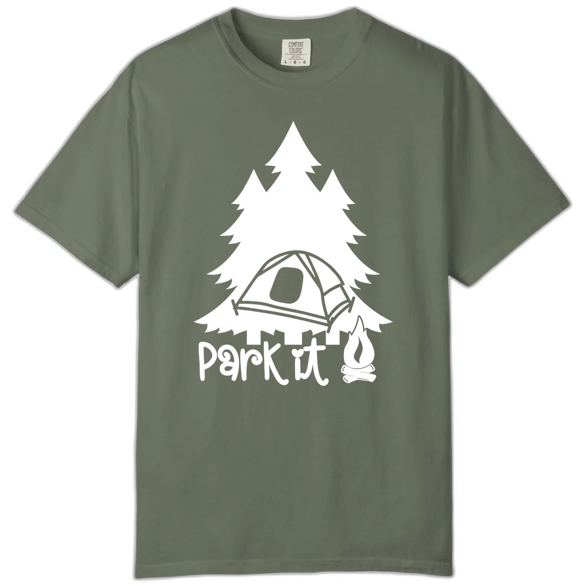 Park It Camping Adventure Comfort Color in Moss