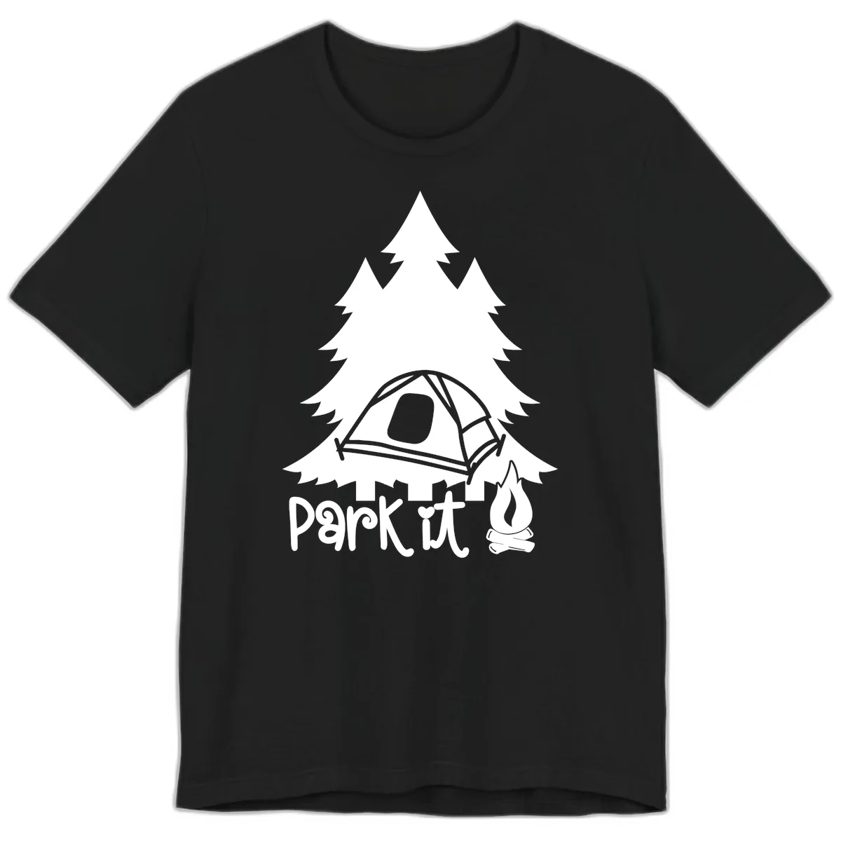 Park It Camping Adventure Premium T-Shirt in Black