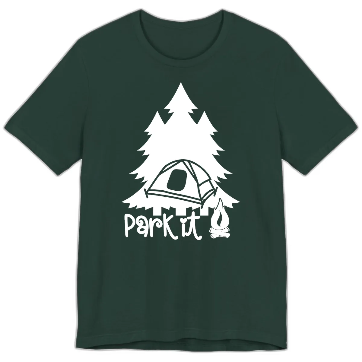 Park It Camping Adventure Premium T-Shirt in Forest