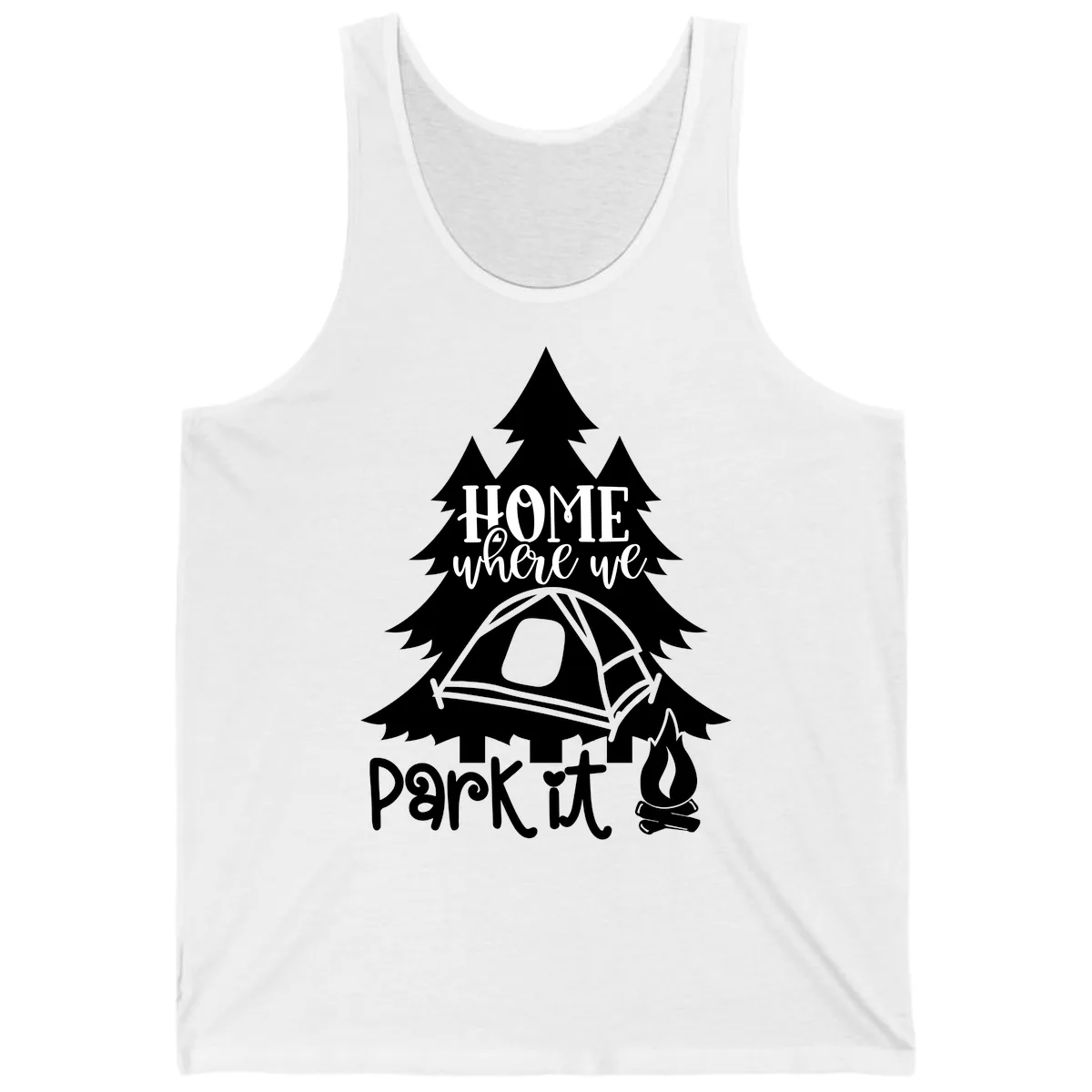 Park It Camping Adventure Tank in White
